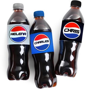 ペプシ パーソナライズラベル カスタムネームステッカー ペプシ マックスダイエット クリスマス シークレットサンタギフト 誕生日 特注パーティーの記念品 ノベルティ 面白いギフト