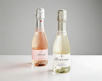 Personalised Prosecco Champagne Wine Label Sticker - Custom Birthday, Christmas, Fun, Sweet Gift Idea and Funny Novelty Gift Party Favors