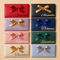 Personalised Gift Voucher Envelope with Satin Ribbon & Custom Name