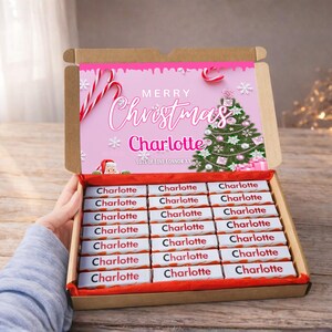 PERSONALISED Chocolate Hamper Present Custom Birthday, Christmas, Fun, Sweet Gift Idea and Funny Novelty Gift, Anniversary gif, Her Design 9