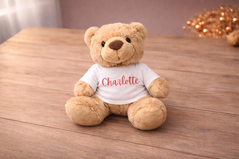 Personalised Valentine Gift Box with Teddy Bear, Chocolate Heart – Romantic Gift for Her / Him image 4