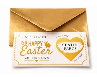 Personalised Scratch to Reveal Voucher | Custom Easter Gift | Surprise Reveal Card