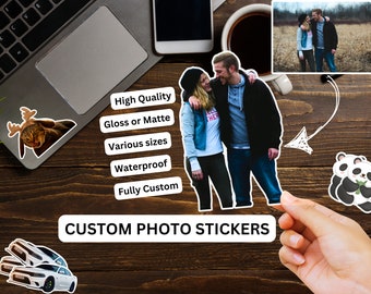 Stickers personnalisés - Transformez vos photos, images et graphiques en stickers, idéaux pour les ordinateurs portables, les journaux, les cadeaux, les coques de téléphone et les projets de bricolage