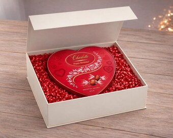 Personalized Chocolate Heart Gift Box – Bespoke Occasion Present