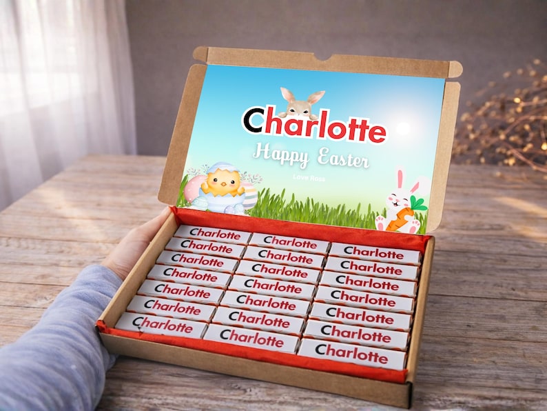PERSONALISED Chocolate Hamper Present Custom Birthday, Christmas, Fun, Sweet Gift Idea and Funny Novelty Gift, Anniversary gif, Her Design 7
