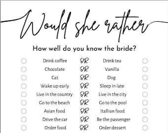 Would she rather