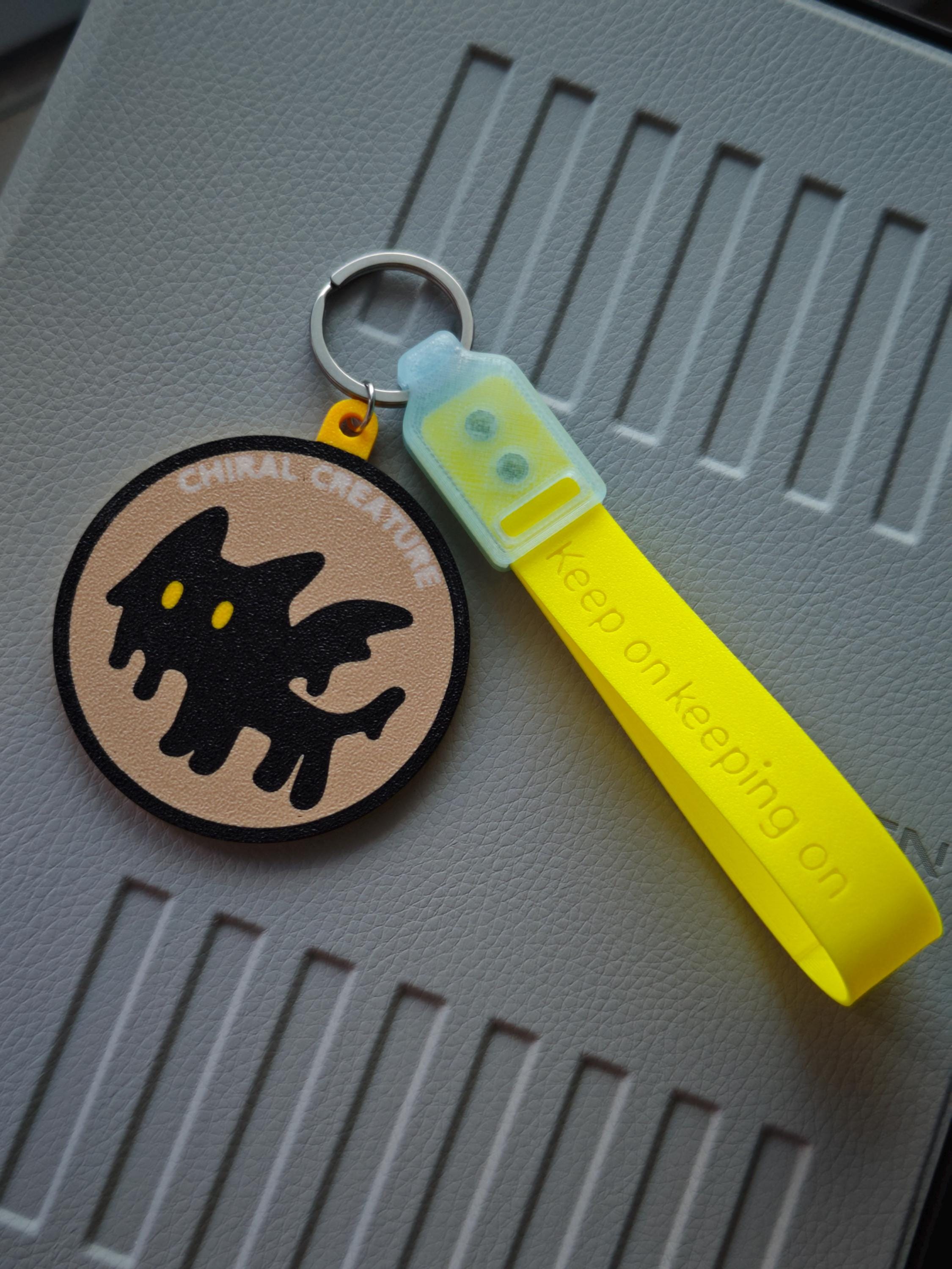 Death Stranding 2 Chiral Cat Keychain, 3D Printed TPU Strap - Etsy