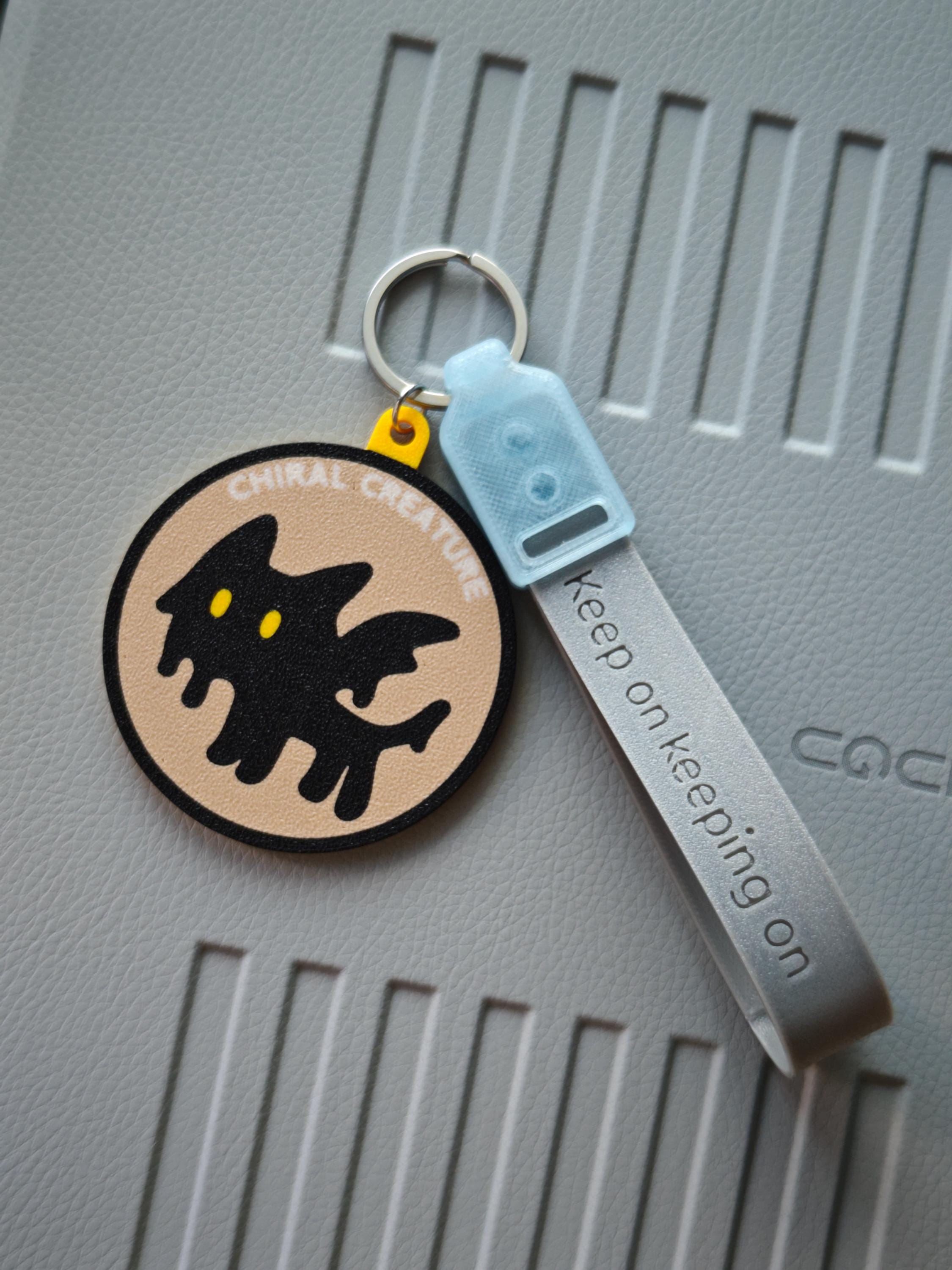 Death Stranding 2 Chiral Cat Keychain, 3D Printed TPU Strap - Etsy