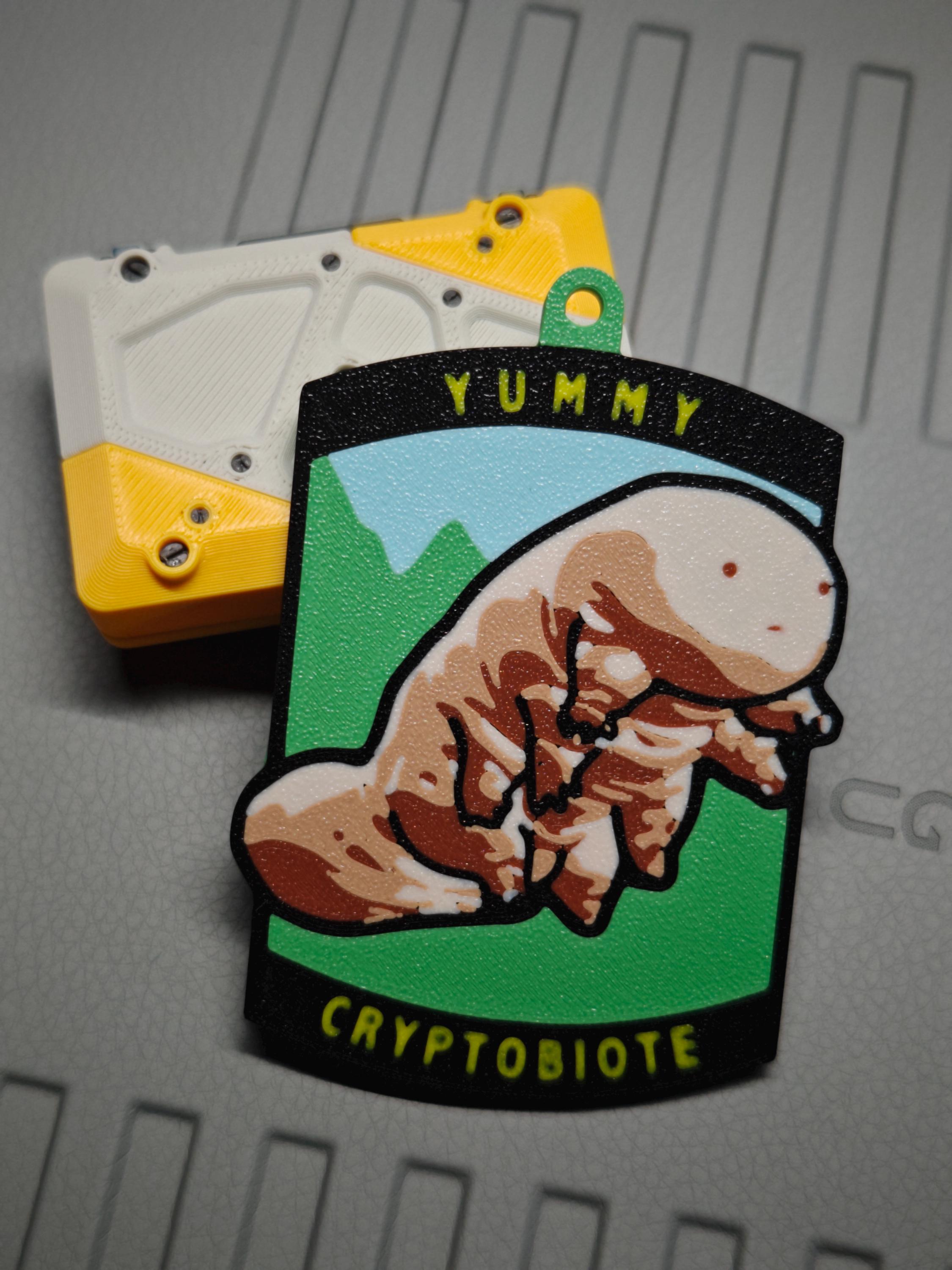Cryptobiote Keychain 3D Printed Keychain Featuring a Death Stranding-inspired Cryptobiote ...