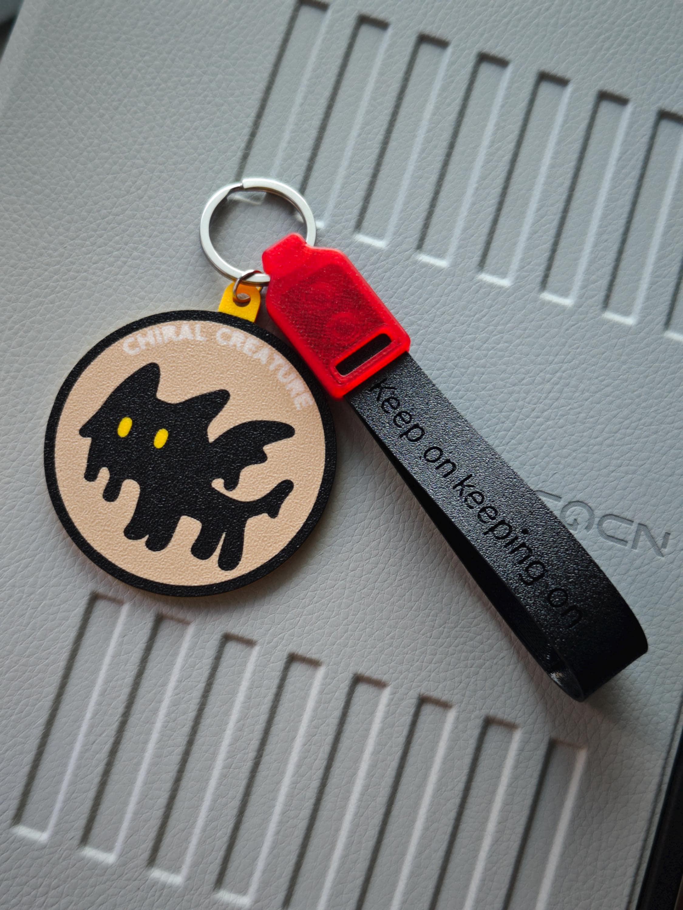 Death Stranding 2 Chiral Cat Keychain, 3D Printed TPU Strap - Etsy