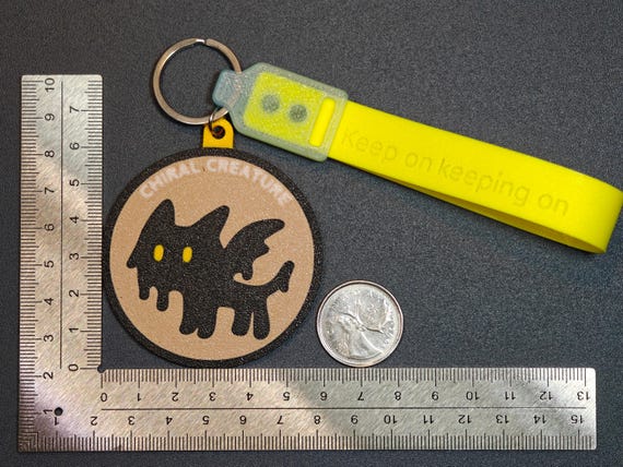 Death Stranding 2 Chiral Cat Keychain, 3D Printed TPU Strap - Etsy