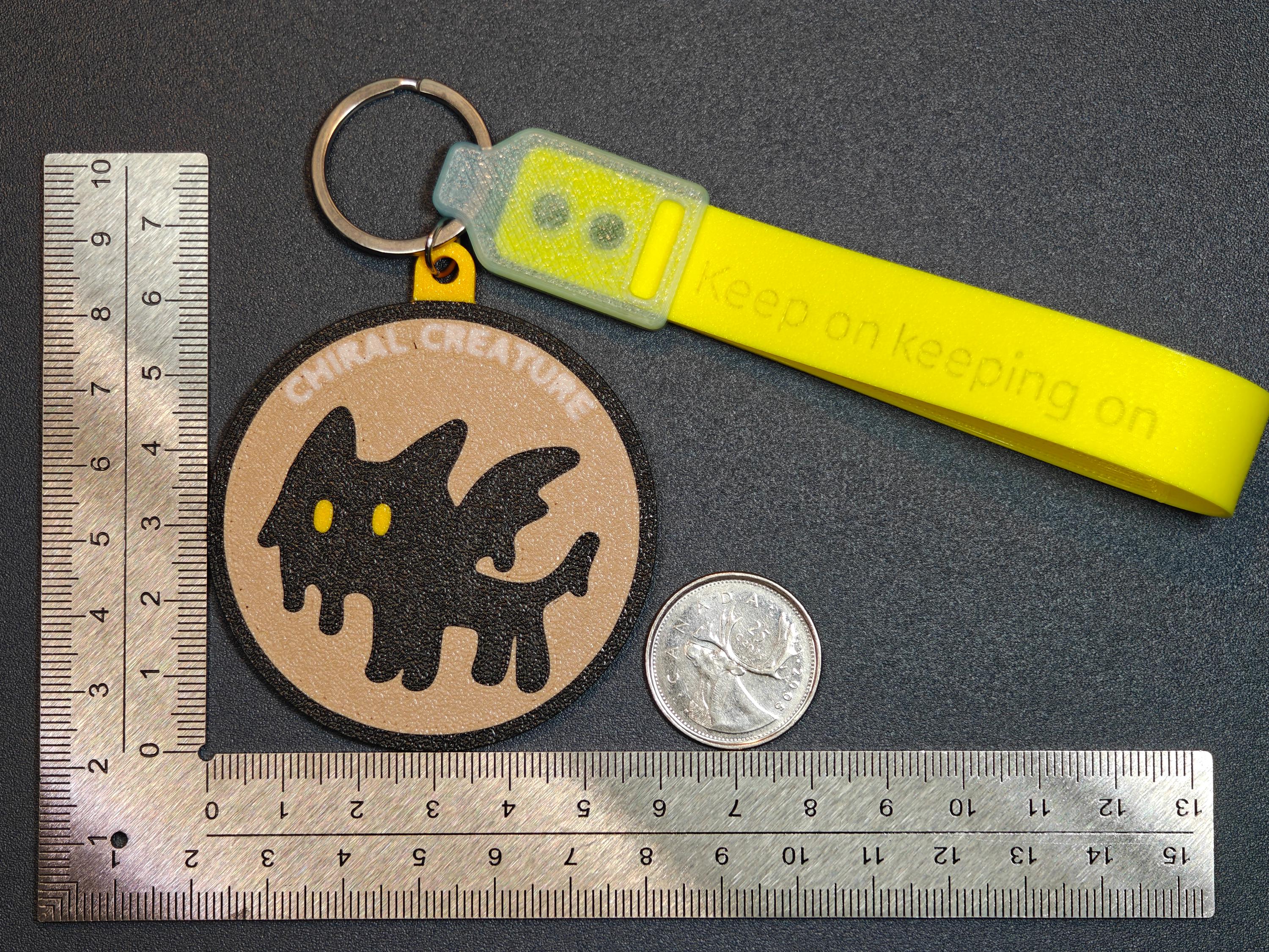 Death Stranding 2 Chiral Cat Keychain, 3D Printed TPU Strap - Etsy