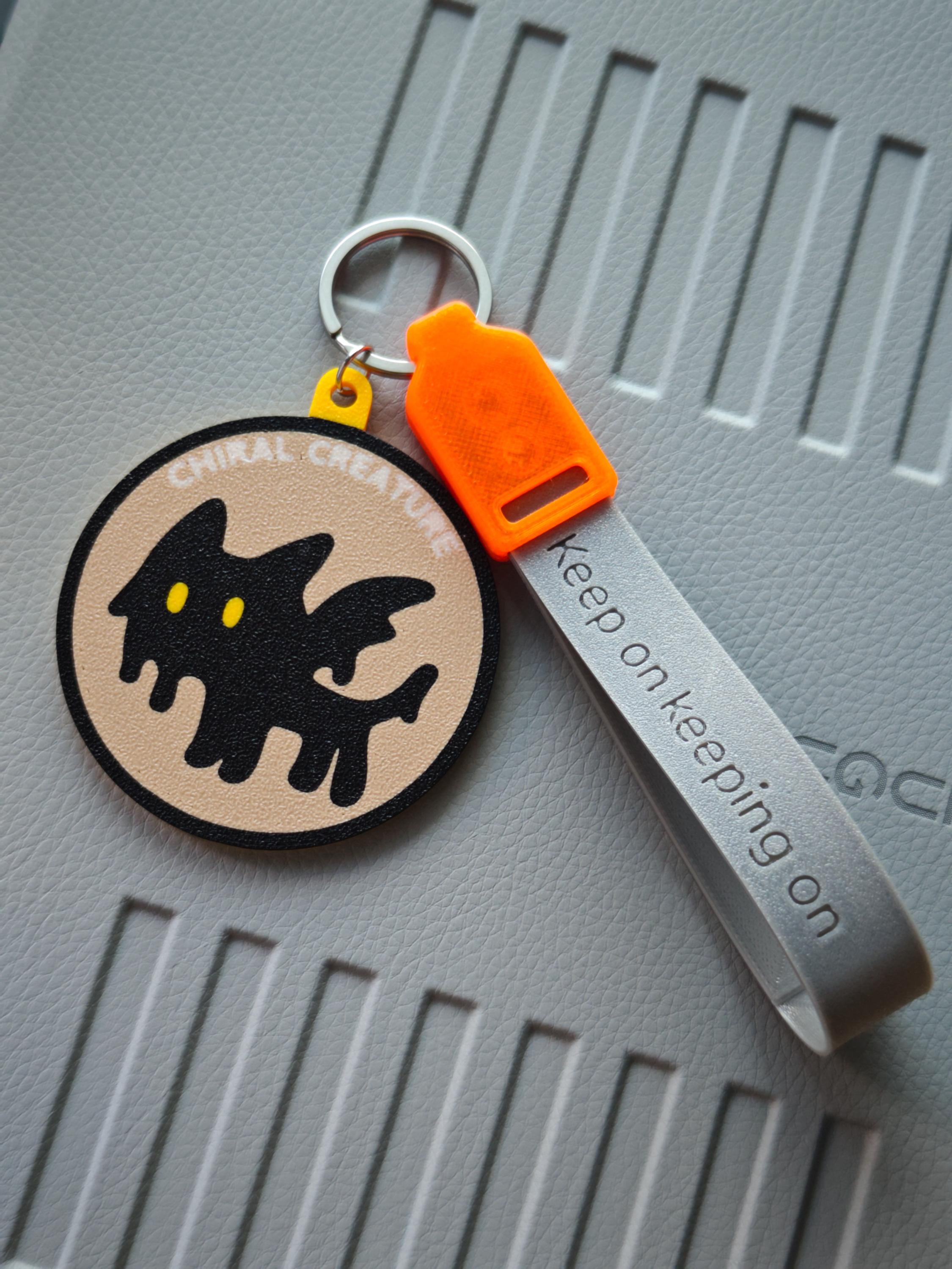 Death Stranding 2 Chiral Cat Keychain, 3D Printed TPU Strap - Etsy