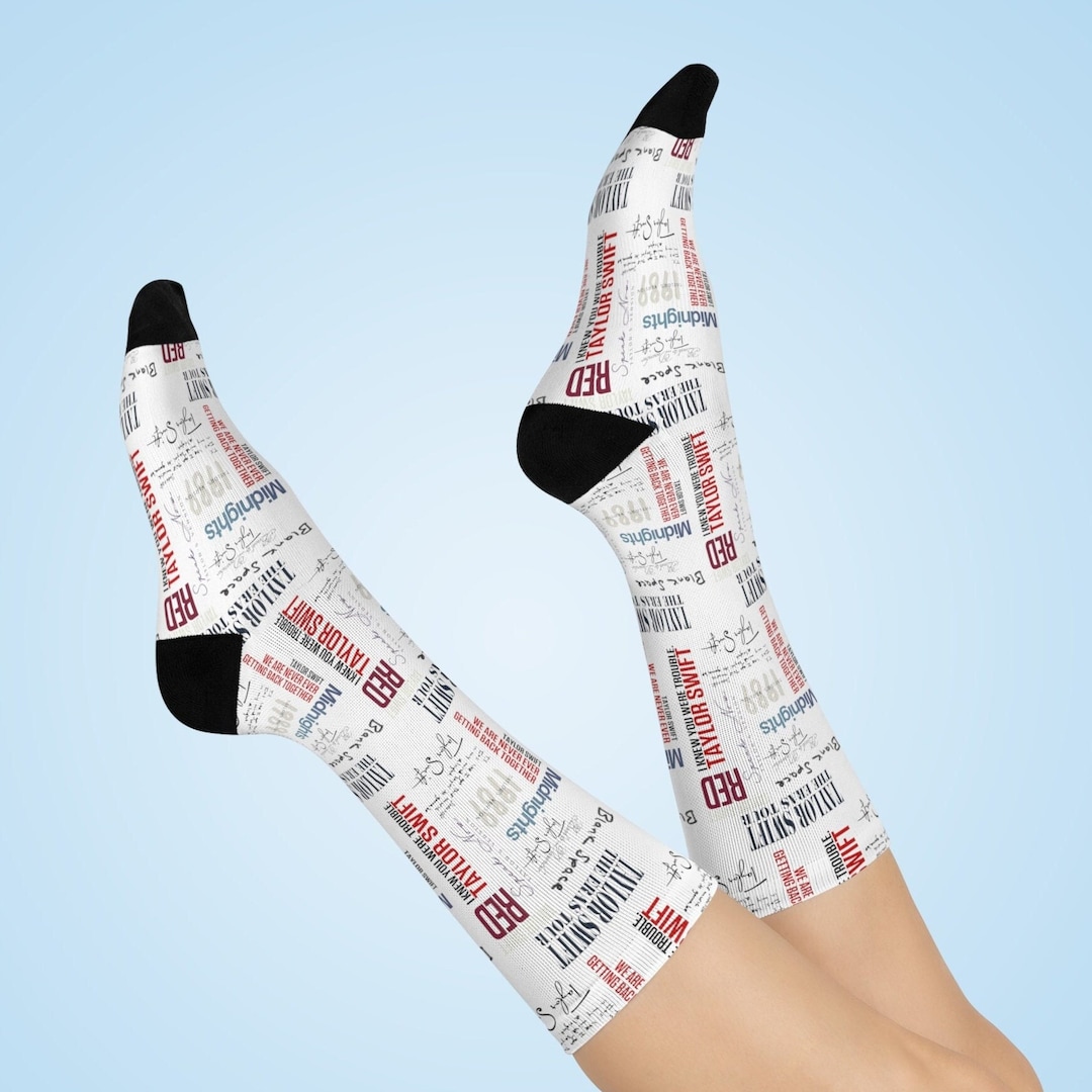 Taylor Swift Socks Taylor Swift Merch Taylor Swift Gift Etsy