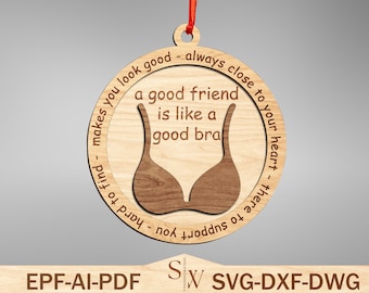 Funny Christmas Ornament SVG,Christmas Ornament Svg,Glowforge Laser Cut Ornament, Christmas Ornament Svg,Christmas Decor ,Glowforge Svg File