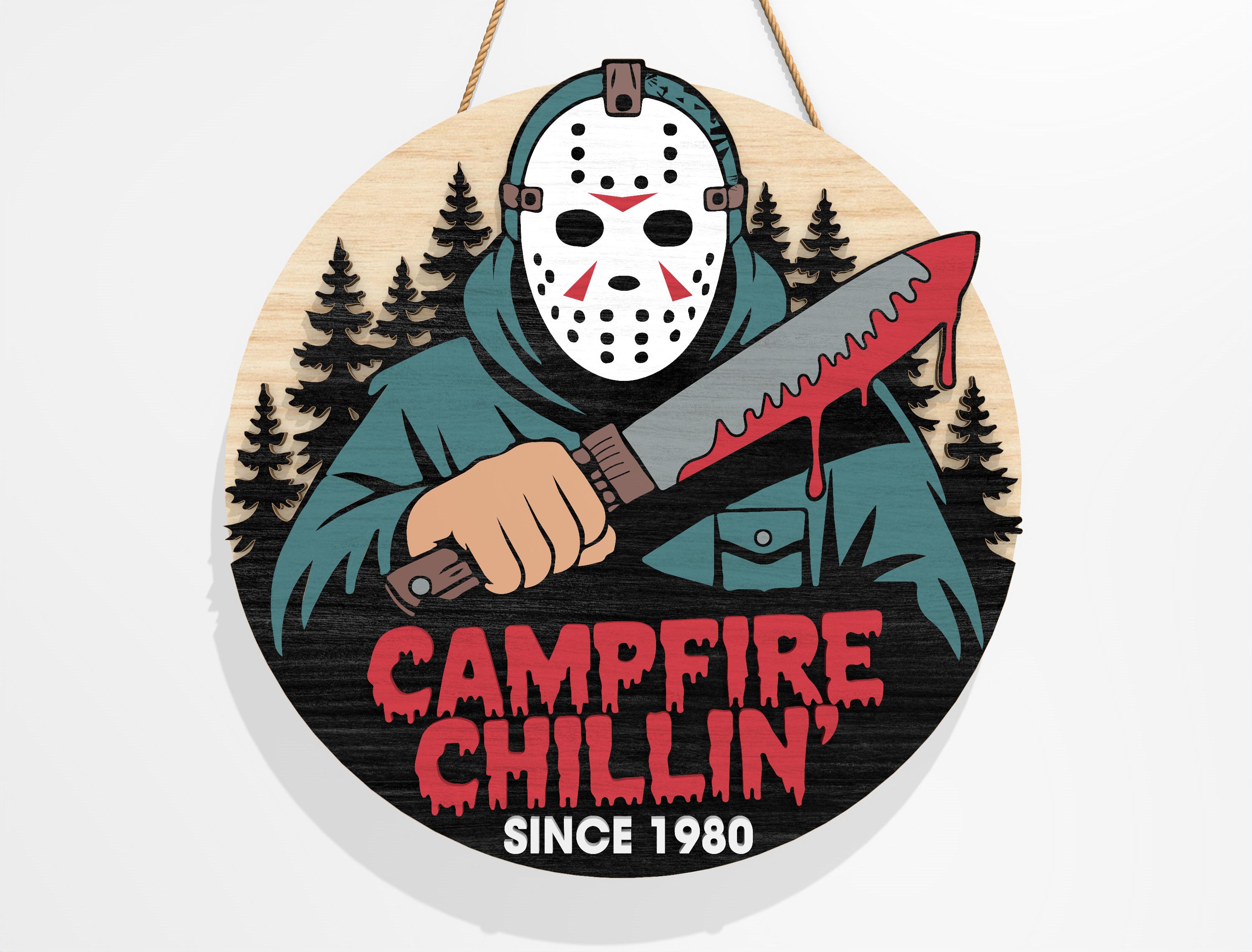 Horror Characters Door Sign Bundle Svg, Halloween Door Hanger Svg ...