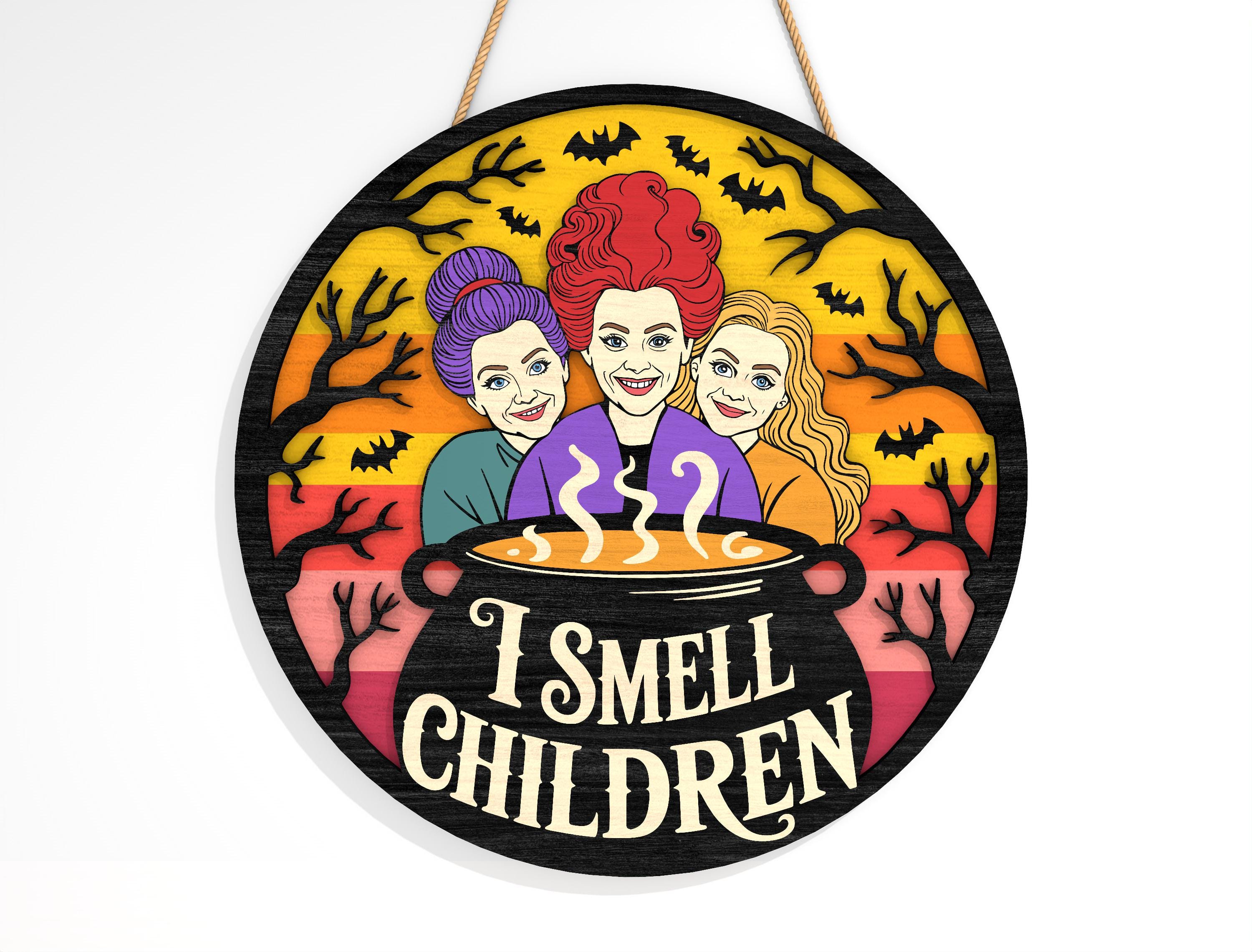 Hocus Pocus SVG Bundle, Halloween Witch Sign Laser Cut Files, Smell ...