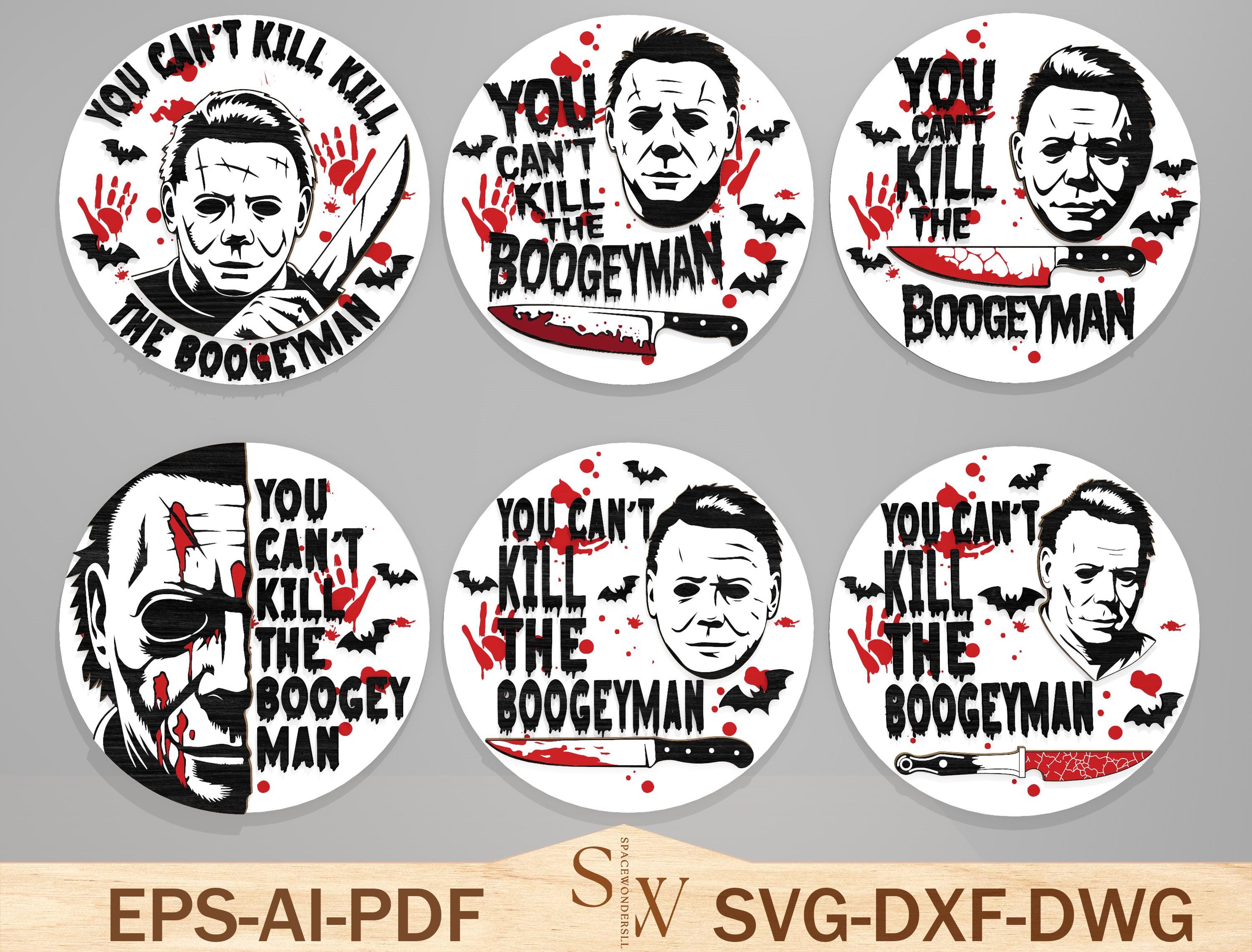 ハロウィン ウェルカム サイン SVG、木製ドアハンガー、ホラー
