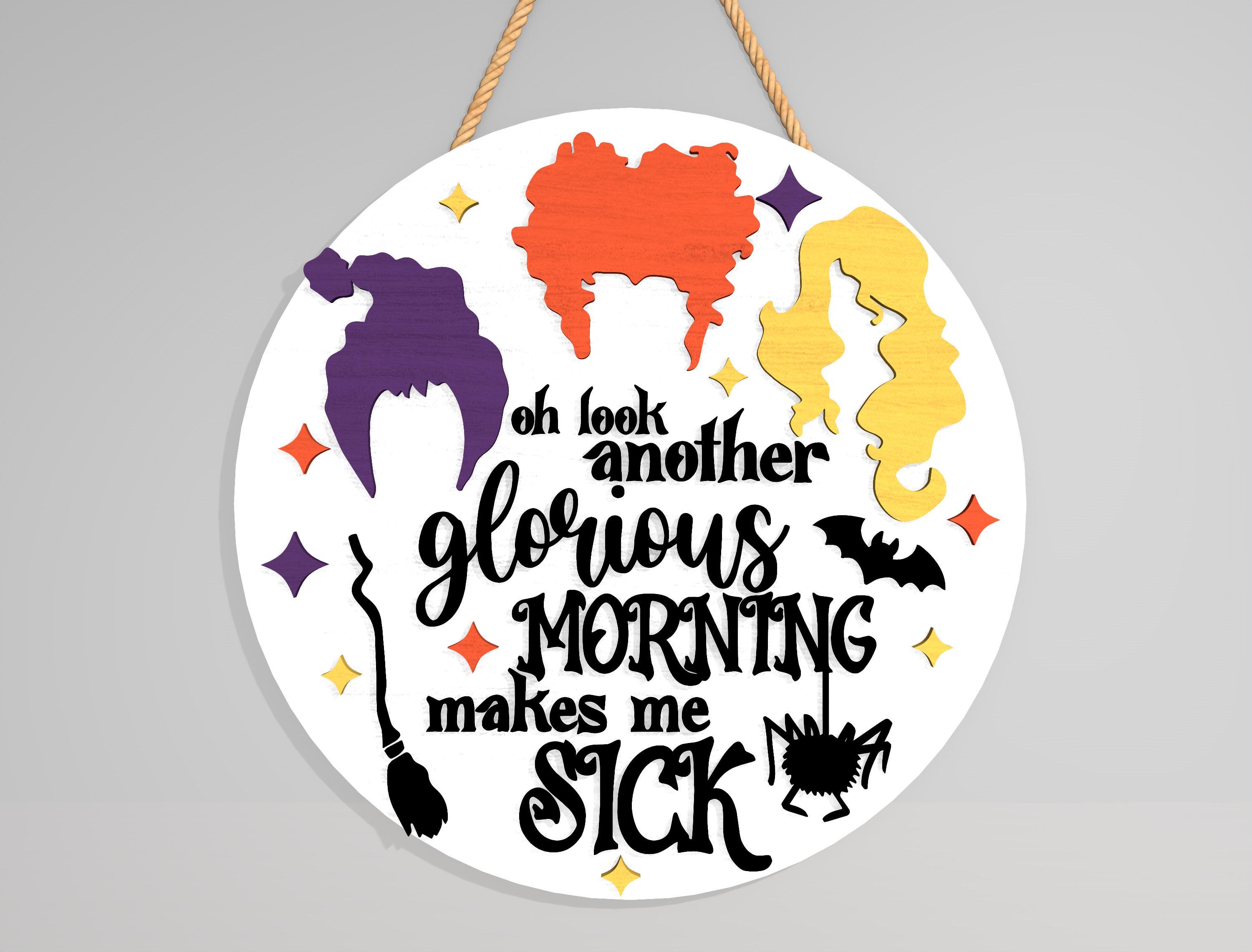 Hocus Pocus Door Hanger Svg, Welcome Witches Svg, Halloween Door Sign ...