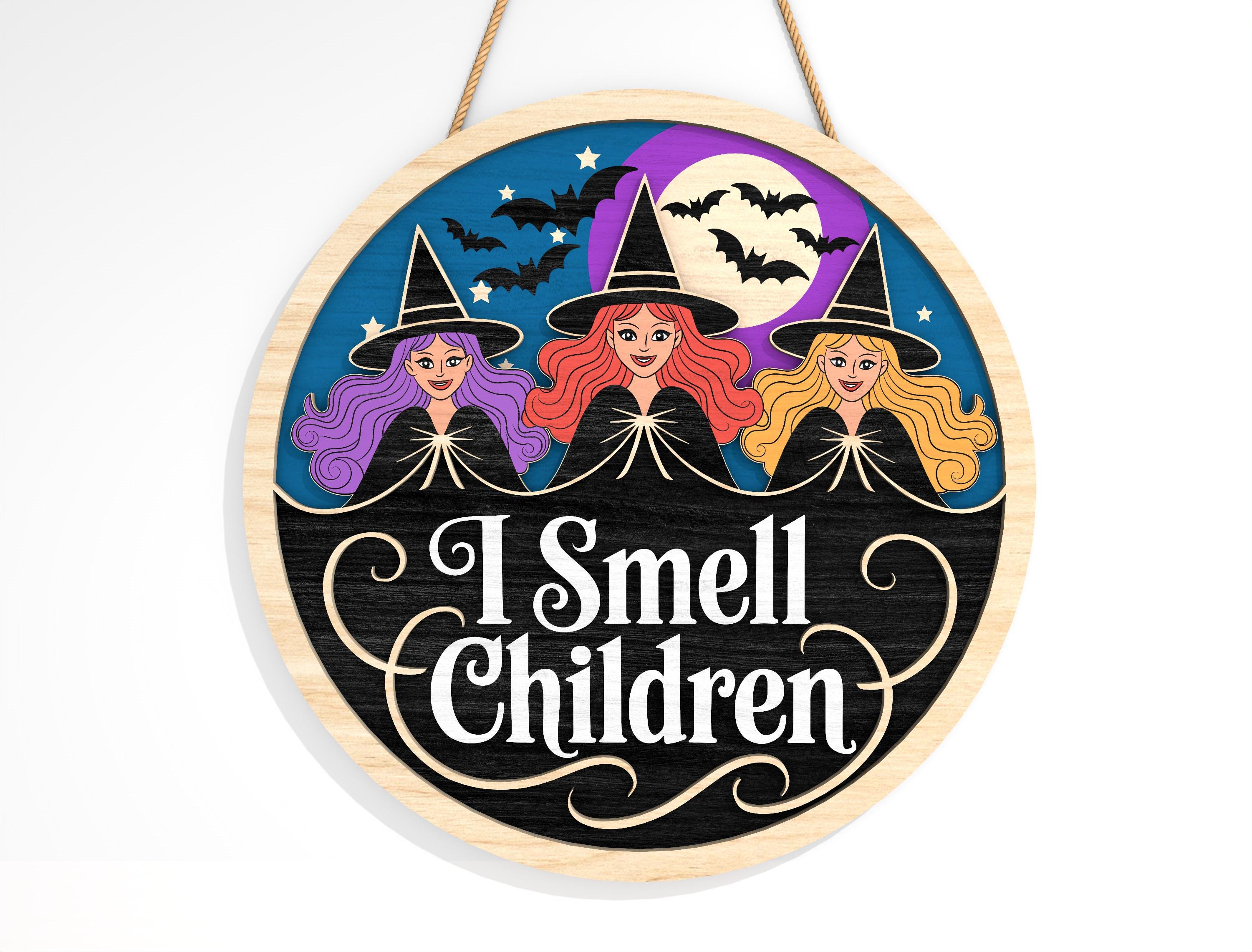 Hocus Pocus SVG Bundle, Halloween Witch Sign Laser Cut Files, Smell ...