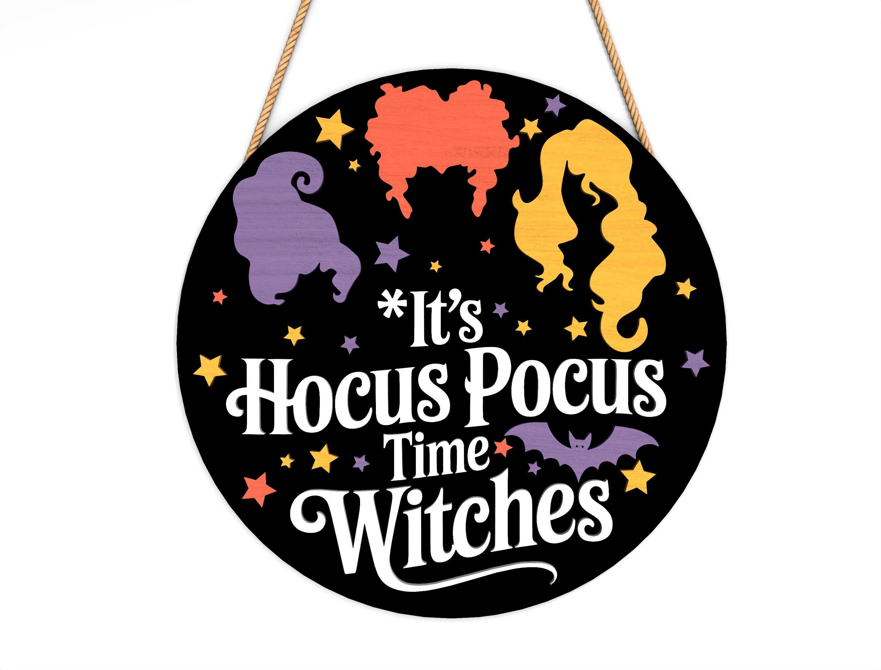 Bundle Halloween Door Sign Cut File Svg ,hocus Pocus Door Hanger Svg ...