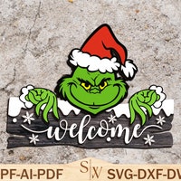 Grinch Sign - Etsy