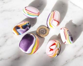 Fused Glass Cabochons with Holes  Handmade Pendants for Jewellery, Craft and Wire Wrapping