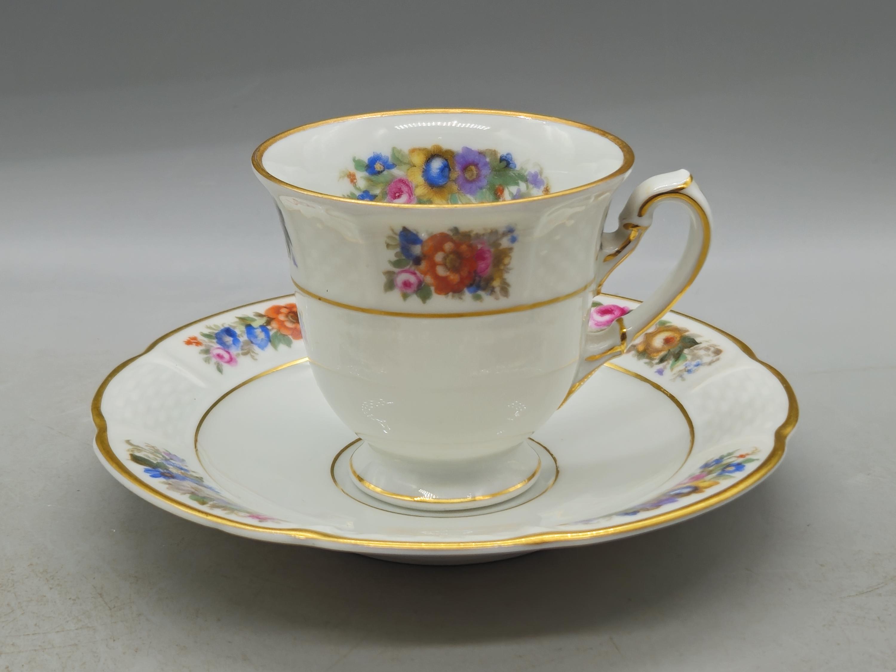 1920s Rosenthal Bavaria Germany Porcelain Teacup & Saucer Plate