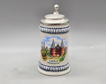 Vintage Simon Peter Gerz (Gerzit) Germany Miniature Beer Stein | Vintage German Ceramics