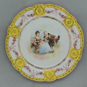 Vintage Austrian Porcelain Dessert Plate | Vintage Austrian Porcelain