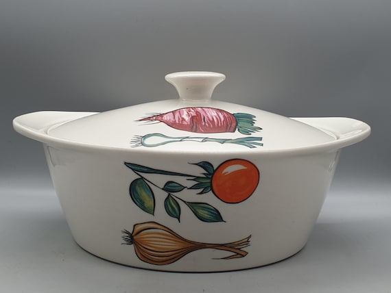 60s Villeroy & Boch ドイツ製 ヴィンテージ スープジャー ヴィンテージ Villeroy & Boch ルクセンブルク 野菜皿 / スープ