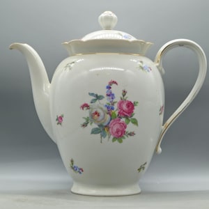 1950s Christian Seltmann Weiden Germany &quot;Inka&quot; Porcelain Coffee Pot / Teapot | Vintage German Pottery
