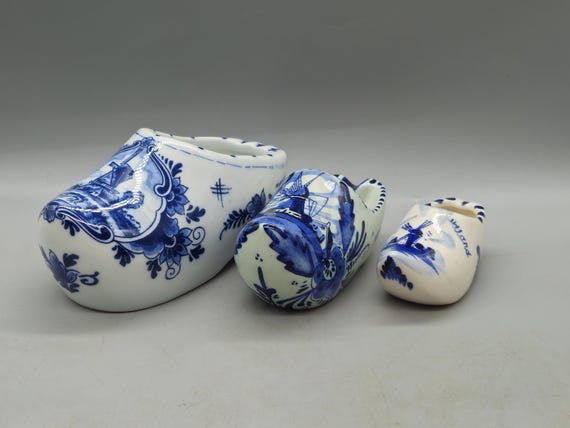 ヴィンテージ デルフトブルー オランダ陶器 ウォールプレート