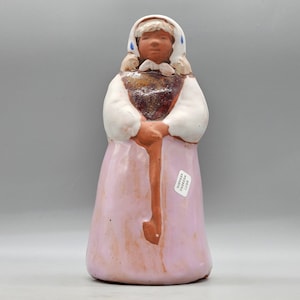 Vintage Britt Wedberg Sweden Handmade Ceramic Sculpture of a Woman | Vintage Scandinavian Pottery