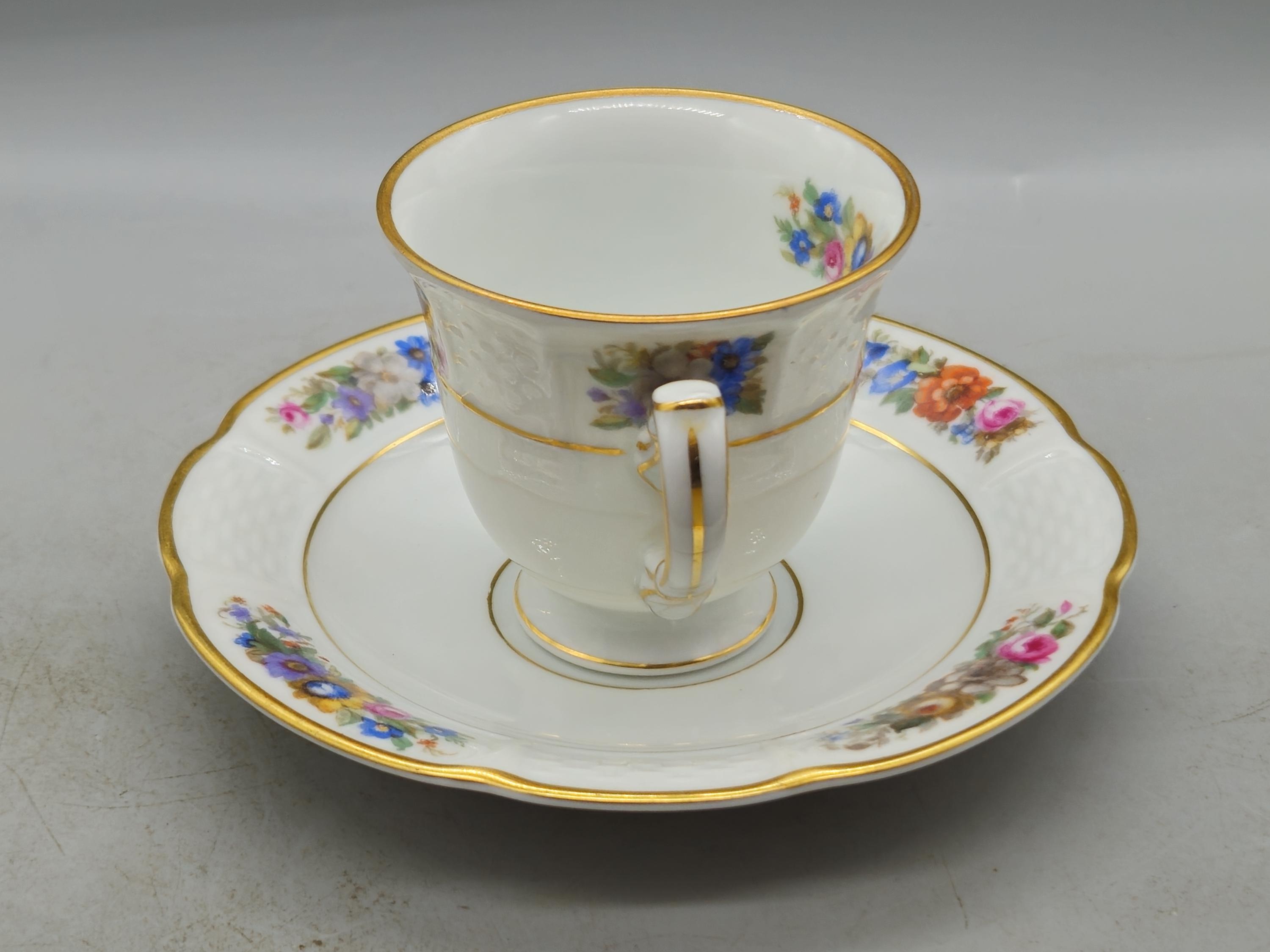 1920s Rosenthal Bavaria Germany Porcelain Teacup & Saucer Plate