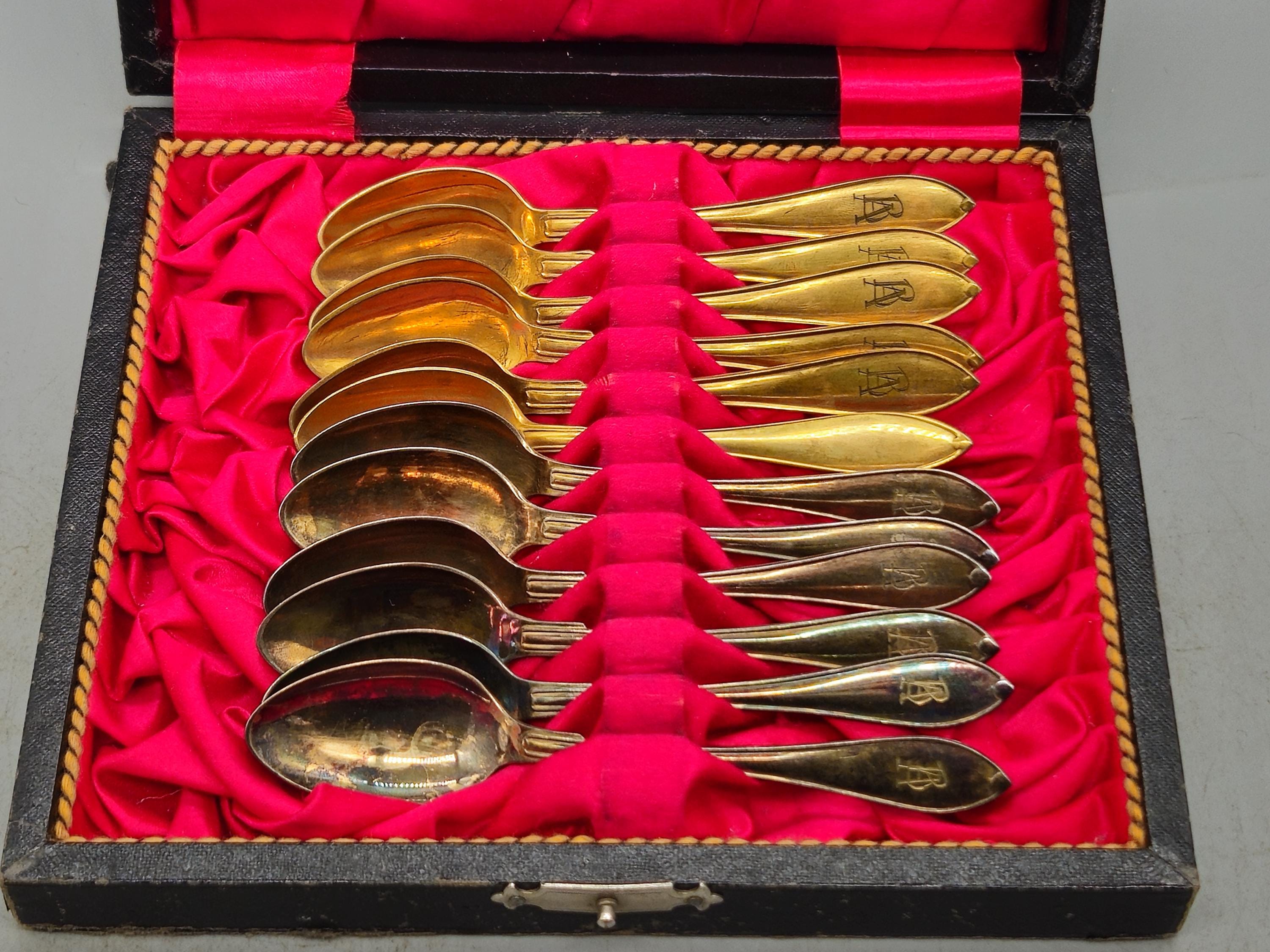 Set of 12 Vintage Guldsmeds Sweden 