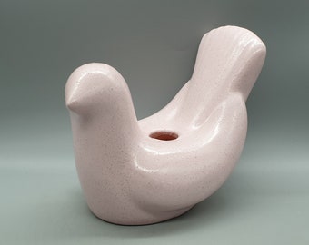 Vintage Nimo Keramik Siljansnäs Ceramic Bird Figurine Candle Holder | Vintage Scandinavian Pottery