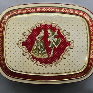 Vintage Eduscho Bremen Germany Coffee Tin Box | Vintage German Coffee Tin