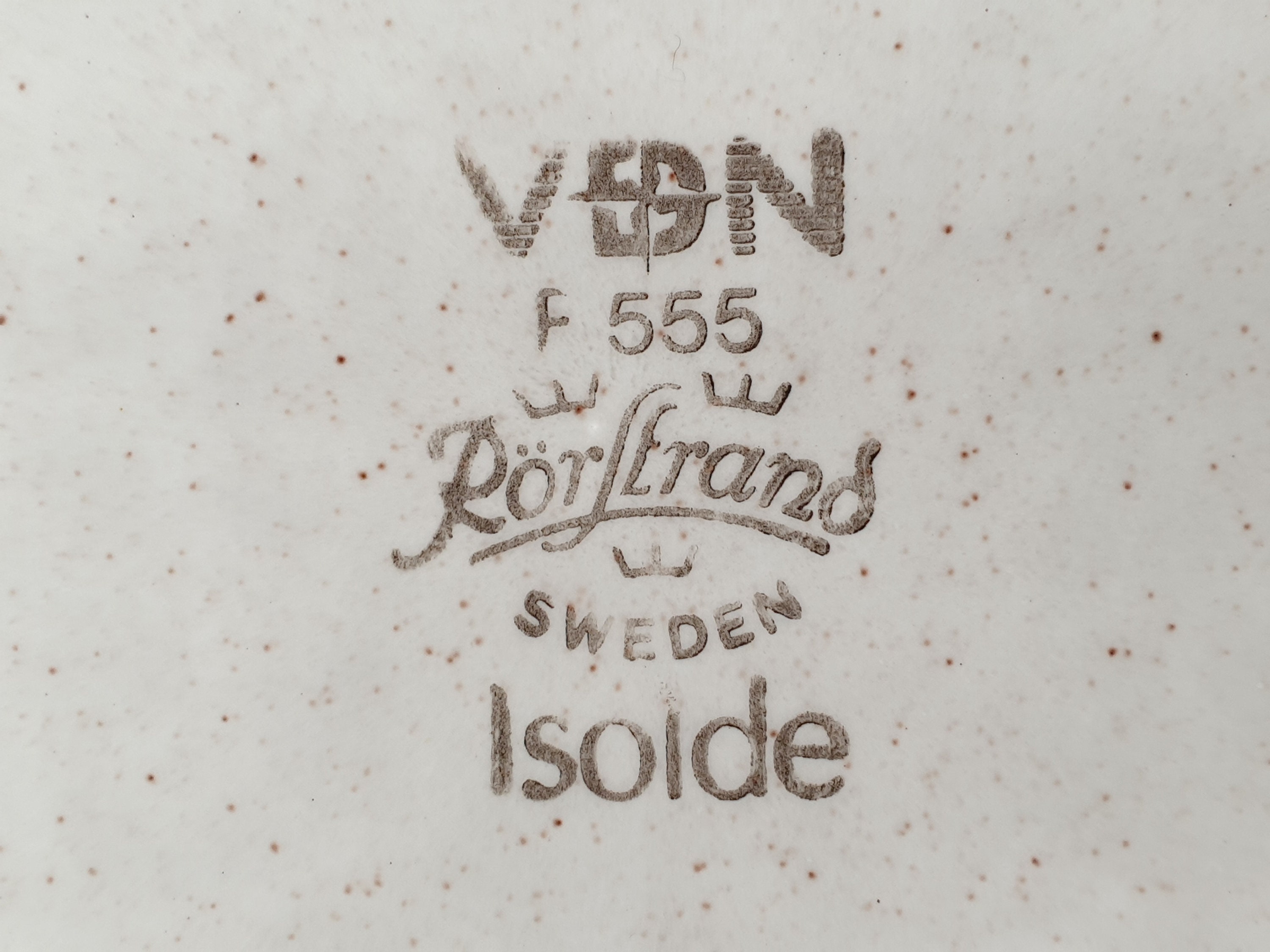 1970s Rörstrand Sweden isolde Bowl VDN F555 Vintage Scandinavian ...