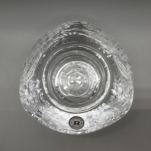 Vintage Reijmyre Sweden Crystal Votive Candleholder, Designed By Sven Palmqvist | Vintage Swedish Glasswork