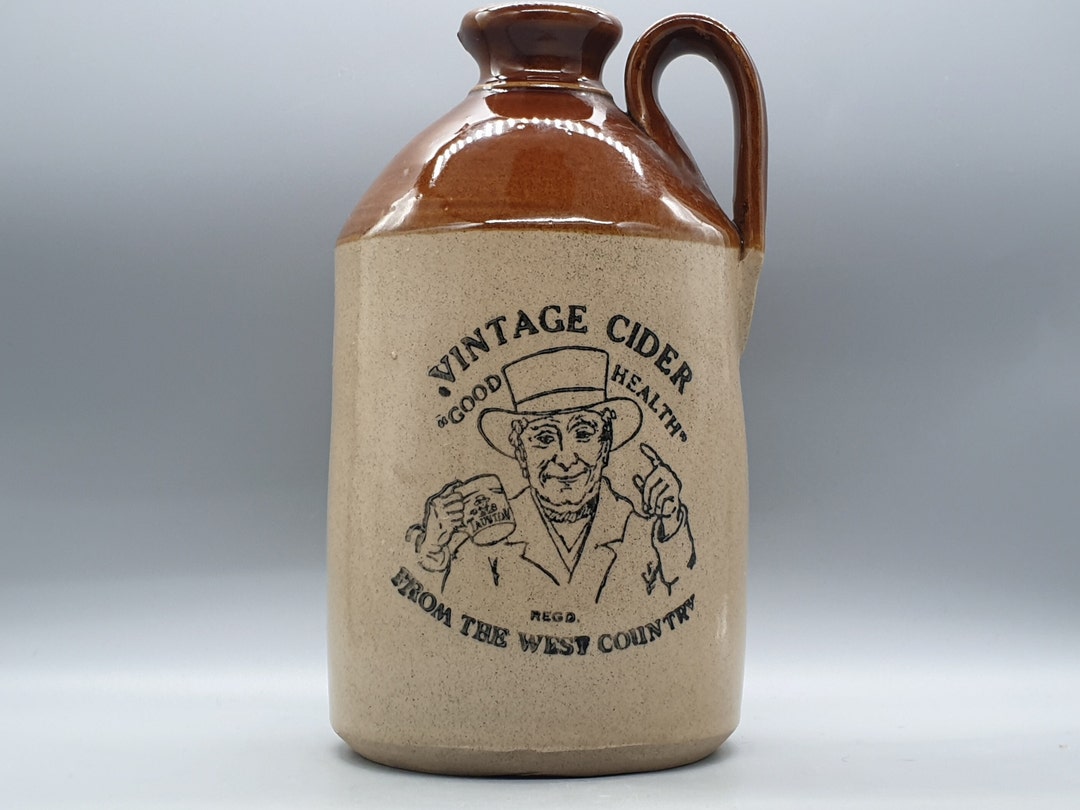 Vintage Moira Pottery England vintage Cider Ceramic Jug Vintage English