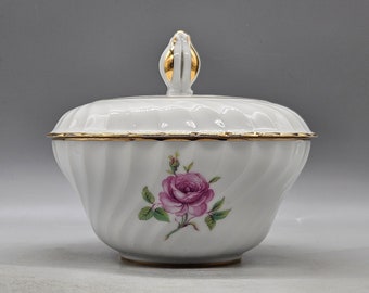 1950s Königlich Privilegierte Tettau Bavaria Sugar Bowl | Royal Tettau | Vintage German Porcelain