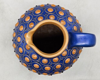 ヴィンテージ サイン入り陶器 水差し / ピッチャー / 花瓶