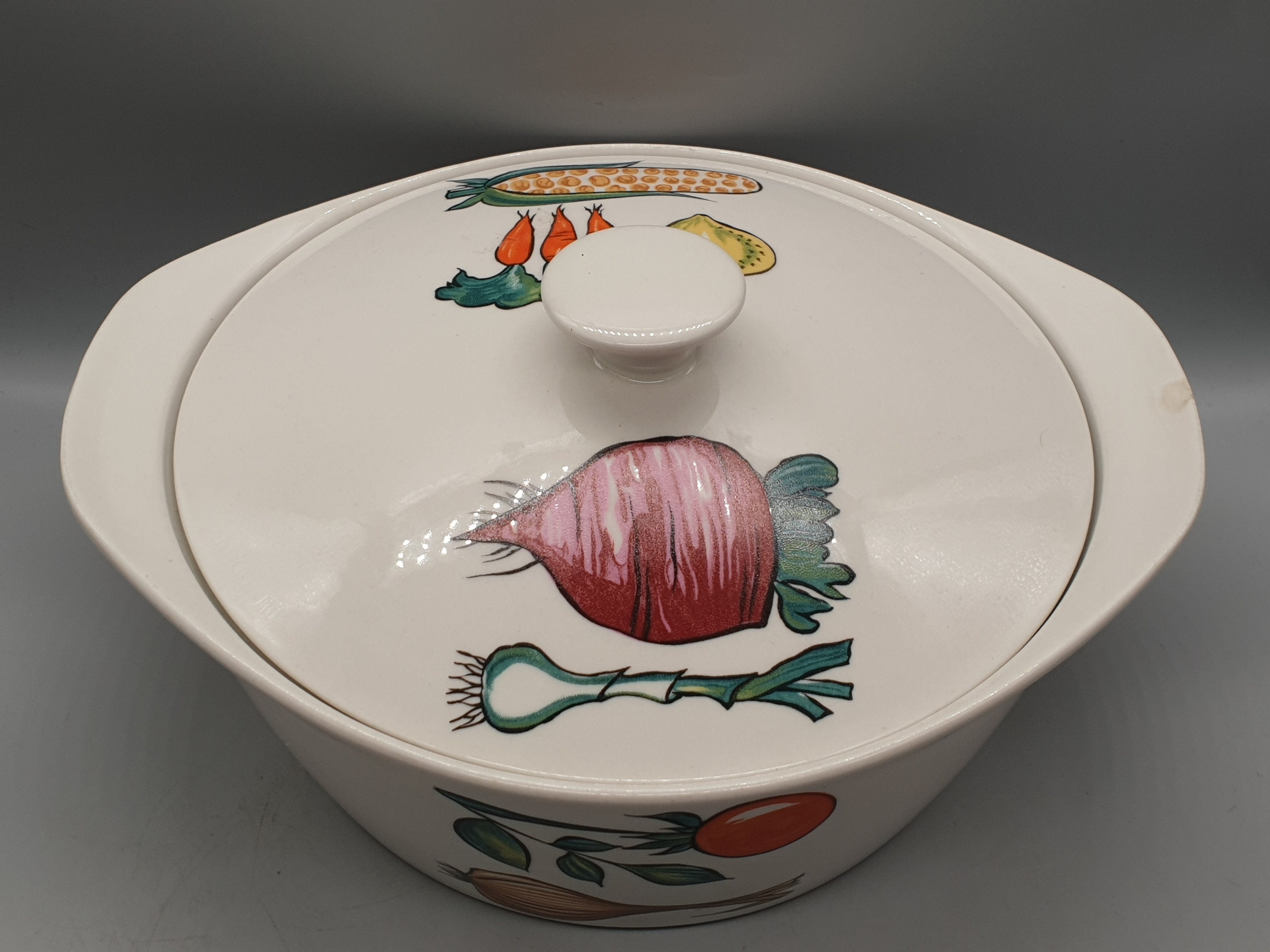 60s Villeroy & Boch ドイツ製 ヴィンテージ スープジャー ヴィンテージ Villeroy & Boch ルクセンブルク 野菜皿 / スープ