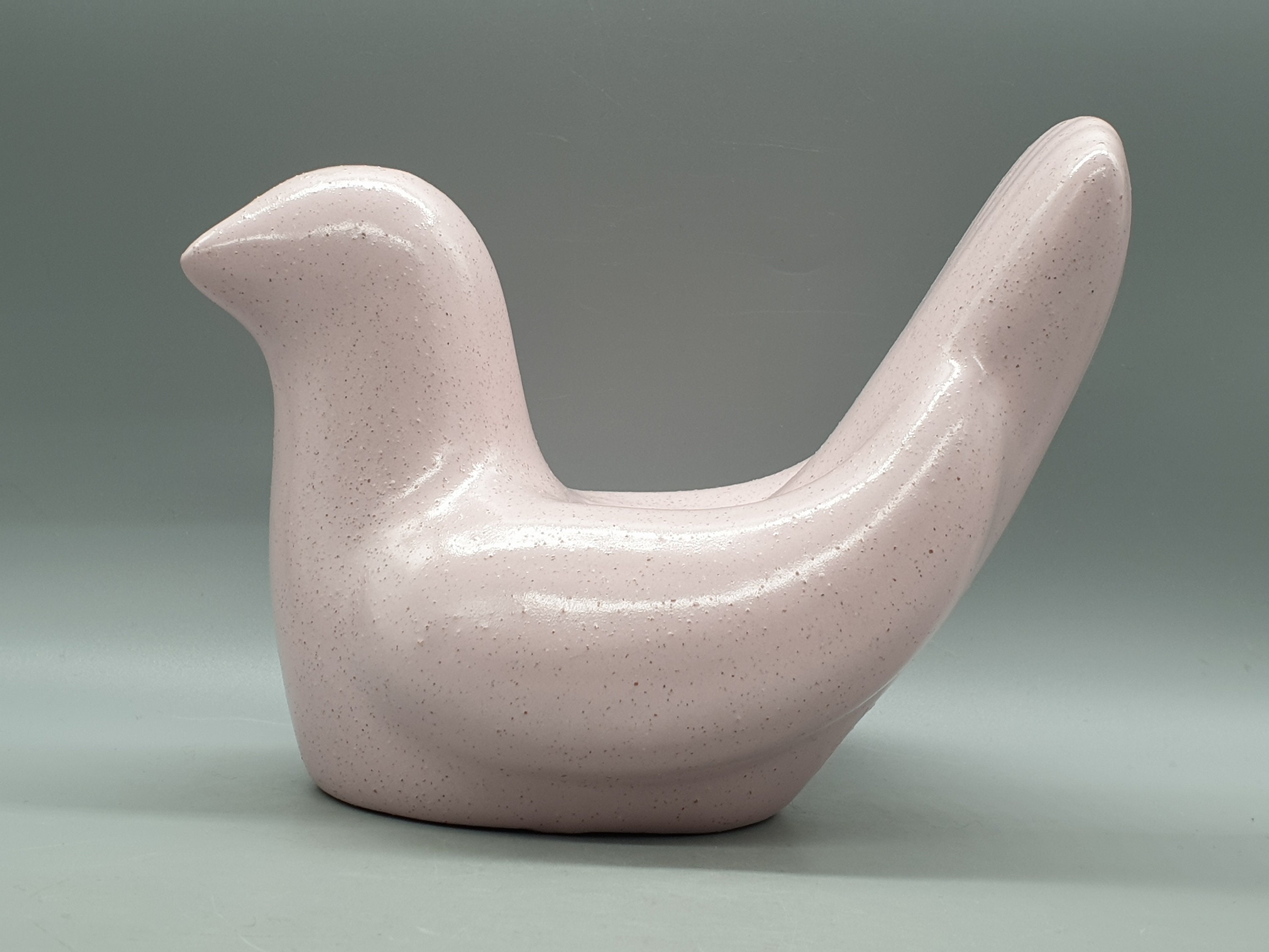 Vintage Nimo Keramik Siljansnäs Ceramic Bird Figurine Candle