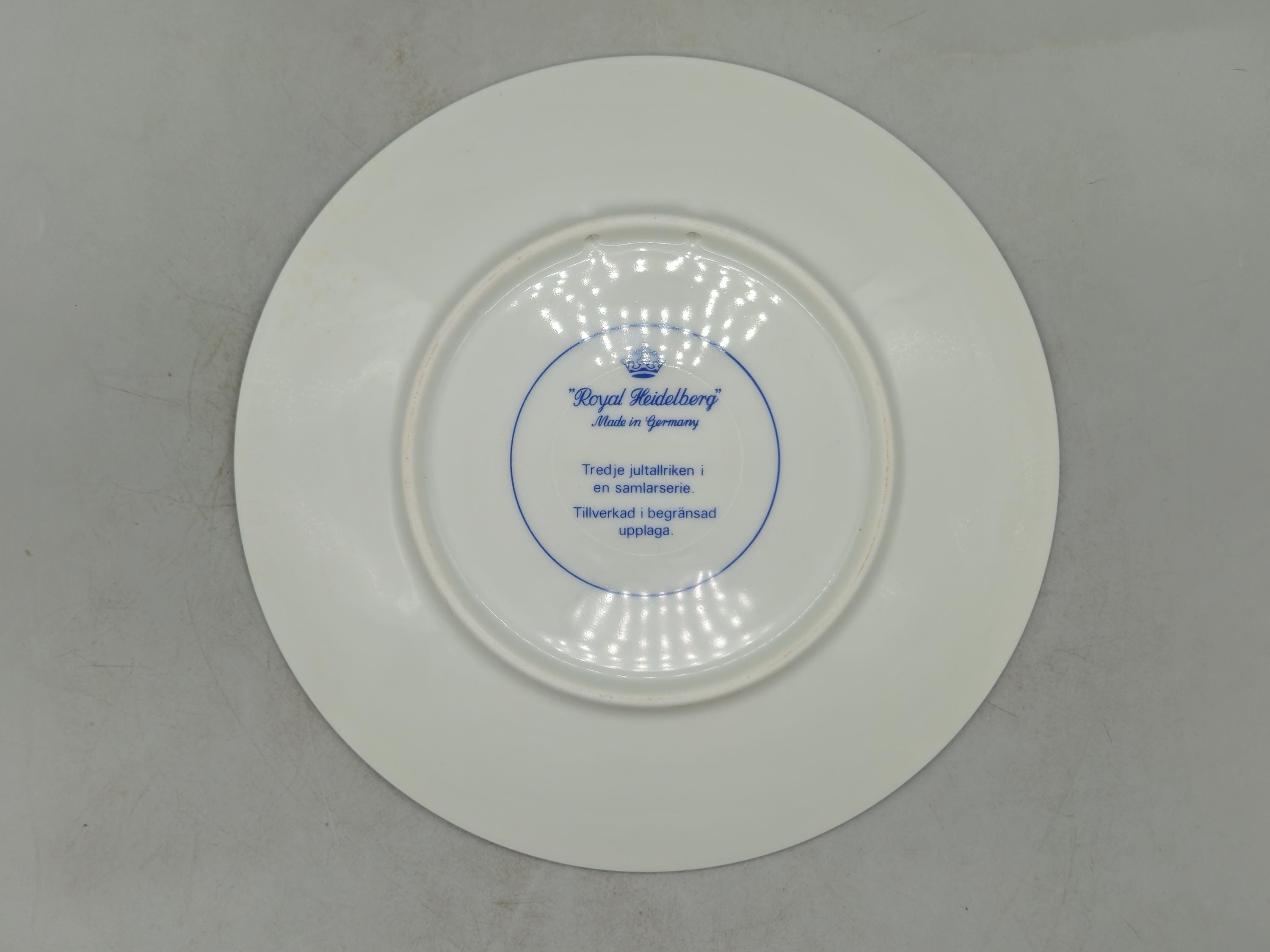 1973年 ウィンターリング バイエルン「ロイヤル ハイデルベルク」磁器