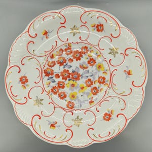 Large 1920s Könitz Gebrüder Metzel Germany Porcelain Bowl | Antique German Pottery