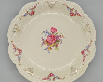 1950s Schirnding Bavaria Deep Dinner Plate / Large Bowl With