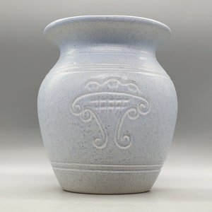 1980s Kullabygdens Keramik Höganäs Ceramic Vase / Planter | Vintage Scandinavian Pottery