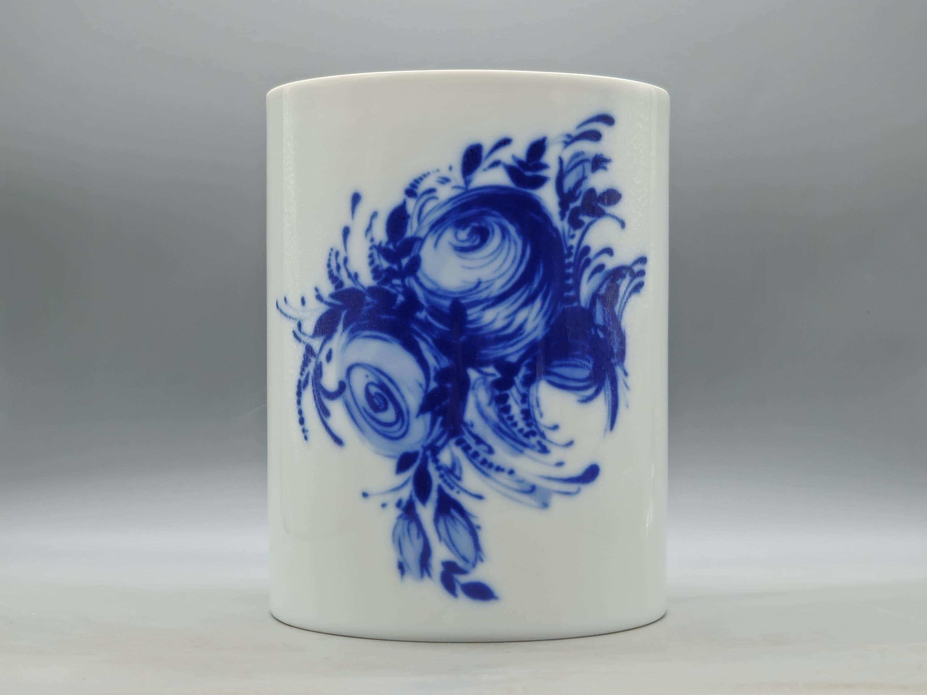 Rosenthal China Blue and White Vase - Etsy